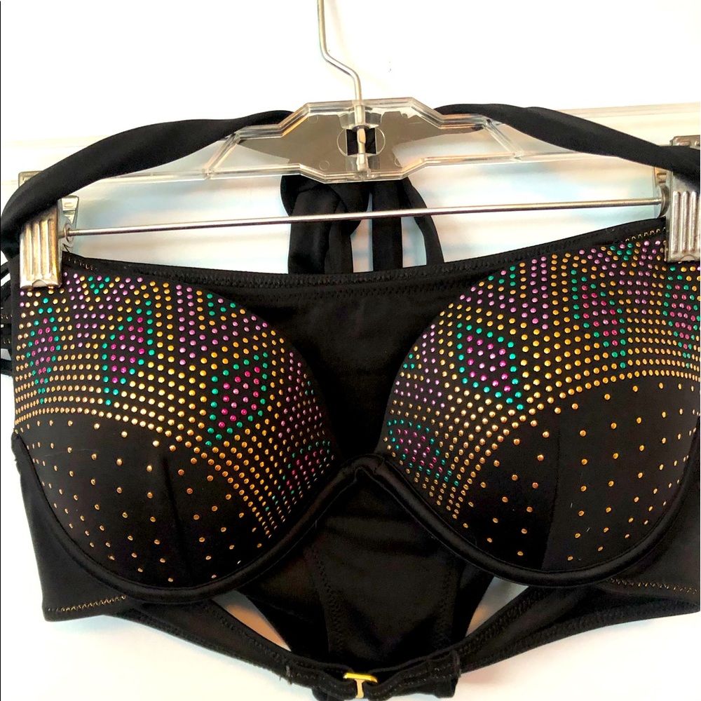 Shade & Shore (Target) Black Gemmed Bikini